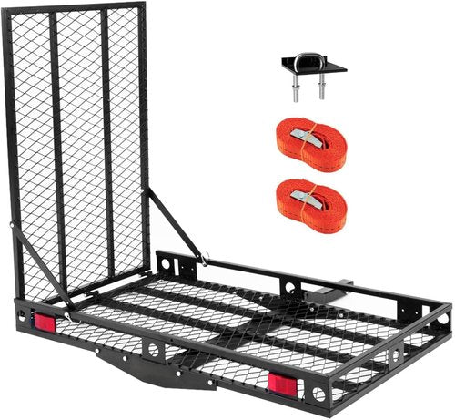 IRONMAX Hitch Cargo Carrier - Heavy Duty Folding Mobility Scooter & Wheelchair Carrier | 500LBS Capacity