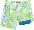 SURF CUZ Men's Swim Trunks - Quick-Dry 7" Swim Shorts with Compression Liner | Stretch Fabric