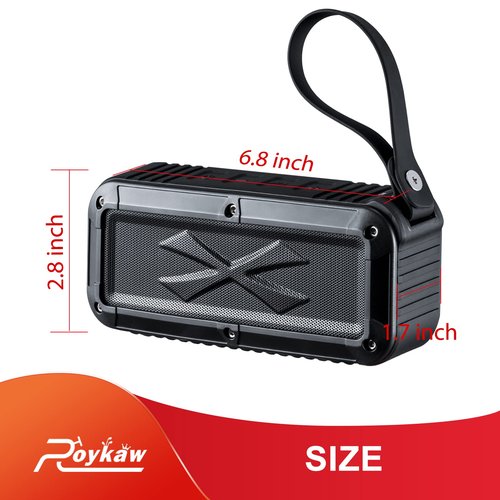 Roykaw Golf Bluetooth Speaker with Mount, Loud Stereo Sound and Bass Boost, IPX7 Waterproof, Shockproof & Dustproof, Portable Bluetooth Speaker Compatible with EZGO/Club Car/Yamaha/Advanced EV