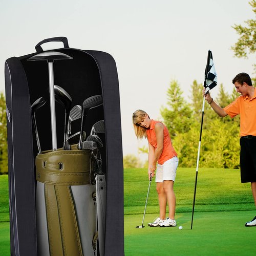 MNKNENG Golf Travel Bag Support Rod Pole Oversized Stiff Arm for Golf Travel Bag Telescoping Aluminum Alloy Golfs Stiff Arm Anti-Impact Golfs Club Travel Protector Stick