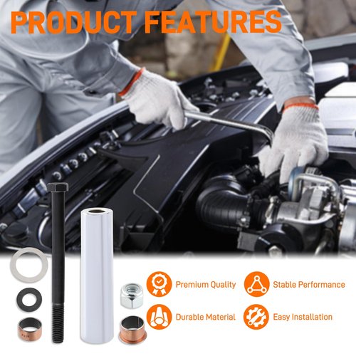 Topkidame Golf Cart Bushing Spindle King Pin Tube, Claw Copper Sleeve Kit for EZGO TXT/PDS Replaces 70648-G01 70749G01 70745G01
