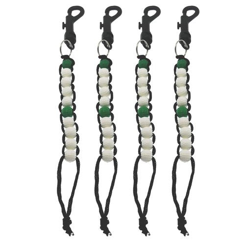 Seacloud 4Pcs Golf Beads Score Counter Stroke Count with Clip Keeper Putting Score Counters Hook to Belt Bag
