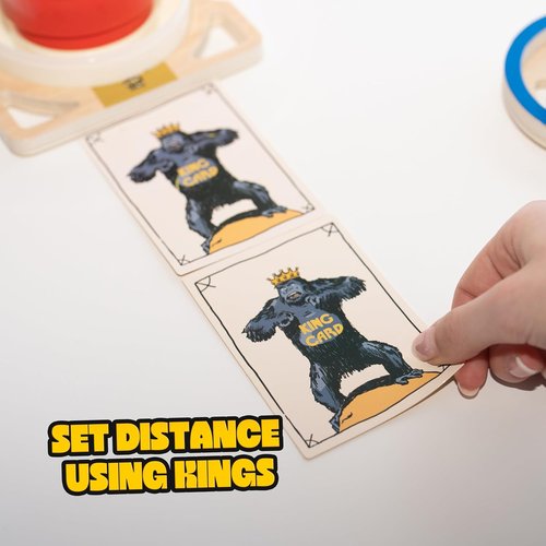 King Pong Original Shot-Making Tabletop Game - Fun Skill-Based Gameplay for 1-4 Players | Perfect for Kids, Teens & Adults