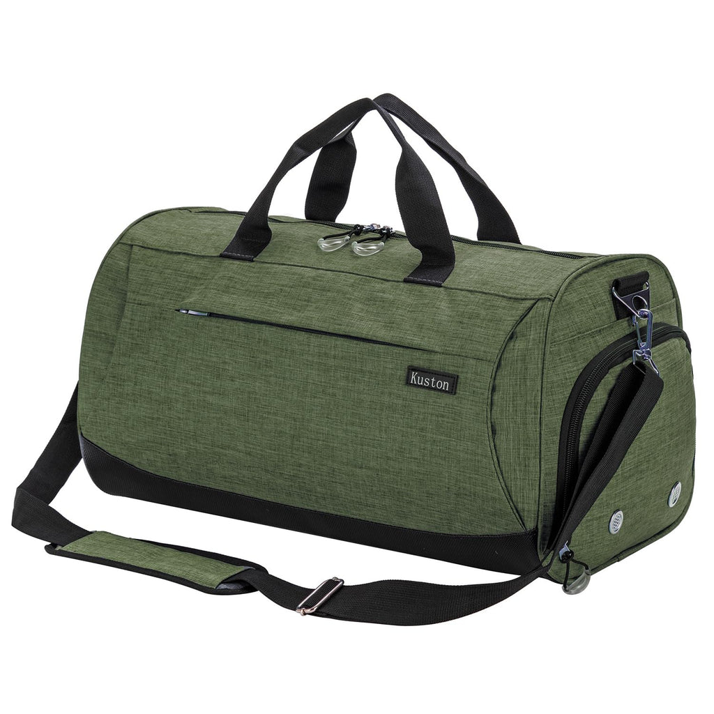 Kuston Sports Small Gym Bag for Men and Women Travel Duffel Bag Workout Bag with Shoes Compartment&Wet Pocket