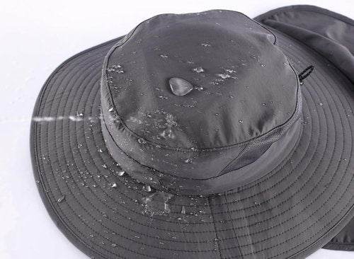 Home Prefer UPF 50+ Sun Hat - Wide Brim Fishing Hat with Neck Flap for Ultimate UV Protection