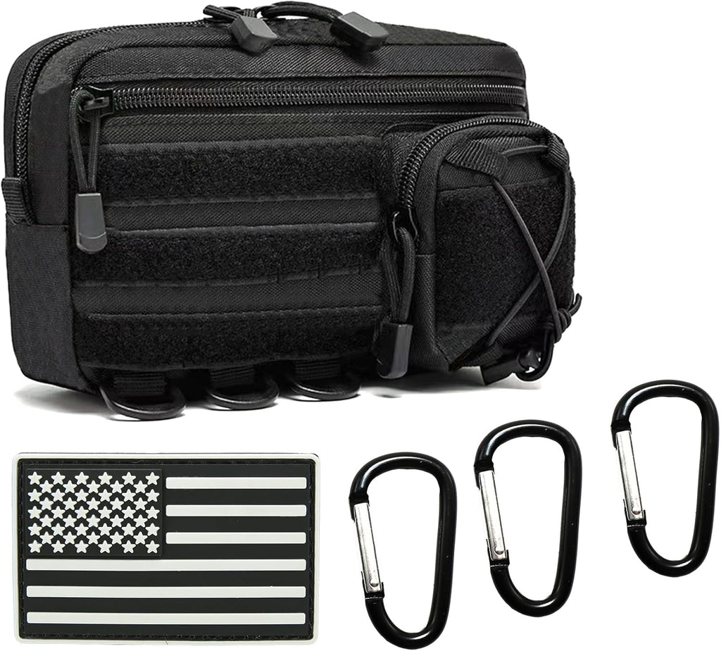 Tactical Molle Utility Pouch - Compact EDC Tool Bag for Phones & Medical Supplies | Mini Waist Pack