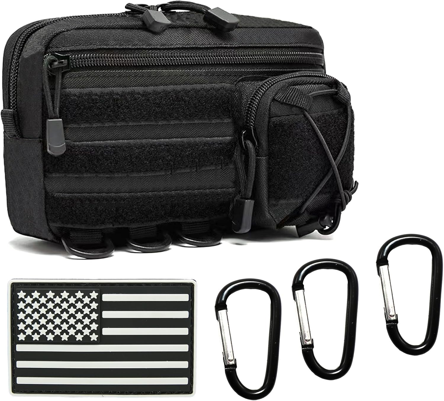Tactical Molle Utility Pouch - Compact EDC Tool Bag for Phones & Medical Supplies | Mini Waist Pack