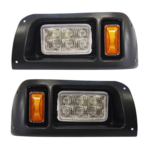 Shu-Ran LED Golf Cart Headight Taillight Kit for Club Car Ds 1993-UP 12V Upgrade Basic Light Kit Compatible with Club Car DS