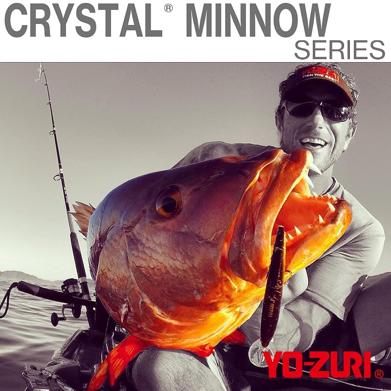 Duel Crystal Minnow Deep Diver Walleye Lure - 3/8oz Floating