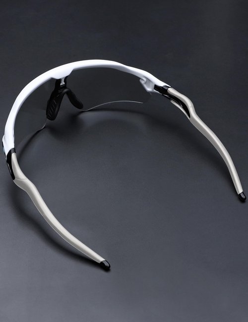 MYCOURAG Replacement Temples Arms Legs Compatible with Oakley Radar EV Path/Pitch/Advancer Sunglasses-Black - White