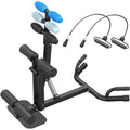 Upgrade Deep Squat Machine for Women, Adjustable Squat Assist Trainer with 4 Resistance Levels, Glute & Leg Workout Equipment, Core & Push Up Exercise Machine for Home Gym Fitness