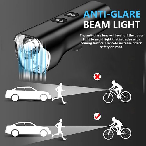 Bike Light, Conbby Bike Lights for Night Riding, 5+5 Modes Waterproof Bicycle Headlight for Road, Mountain