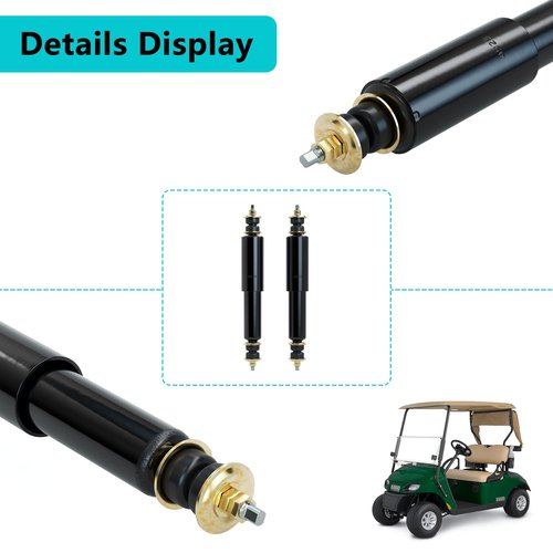 10L0L Golf Cart Front and Rear Shock Absorbers for EZGO TXT Golf Carts 1994+, Replaces OEM# 76418-G01, 70248-G01, 70324-G01, 76419-G01-2 PCS