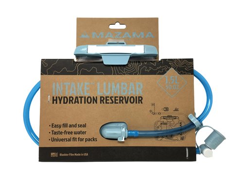 Intake NXT Lumbar Hydration Bladder (1.5L), BPA-Free, Leak Proof, Hydration Pack Replacement Reservoir for Hiking Camping Running Backpacking Hunting Sports