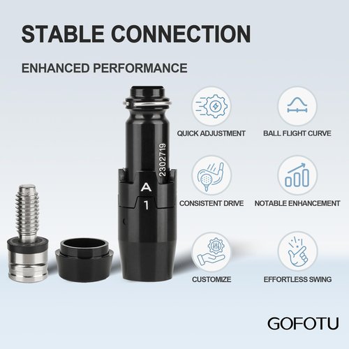 Gofotu 2pcs.335 Fairway Wood Adapter Sleeve W/Serial Compatible with Titleist Fair way GT2,GT3,GT4,TSR2,TSR3,TSi2,TSi3,TS TS2 TS3 917F 915F 913F