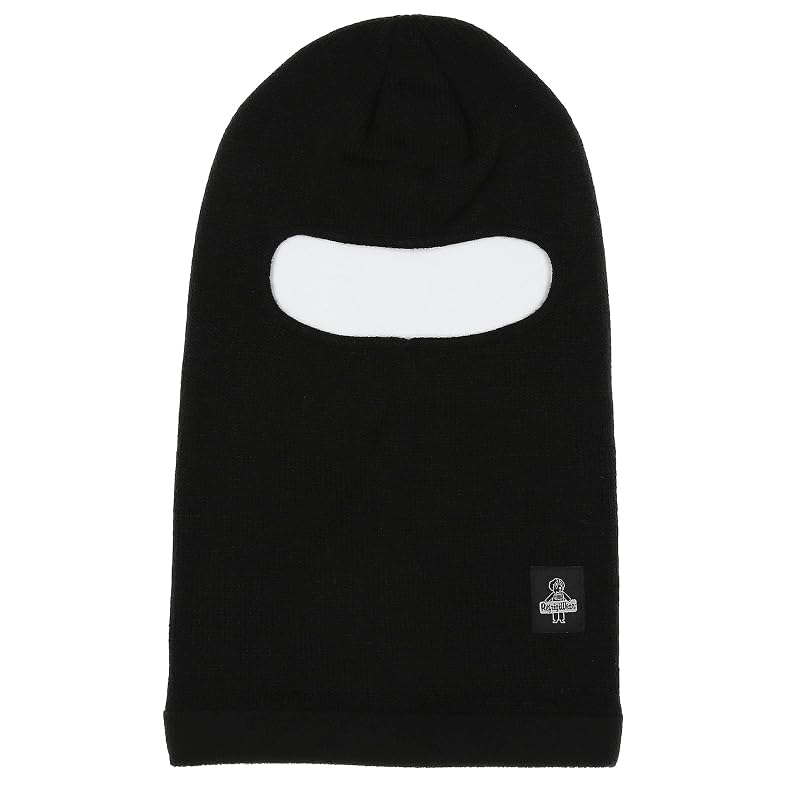 RefrigiWear Open-Hole Balaclava Face Mask - Unisex One Size, Black