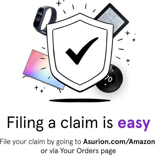 ASURION 3-Year Electronics Protection Plan - Comprehensive Coverage for Devices Up to $149.99