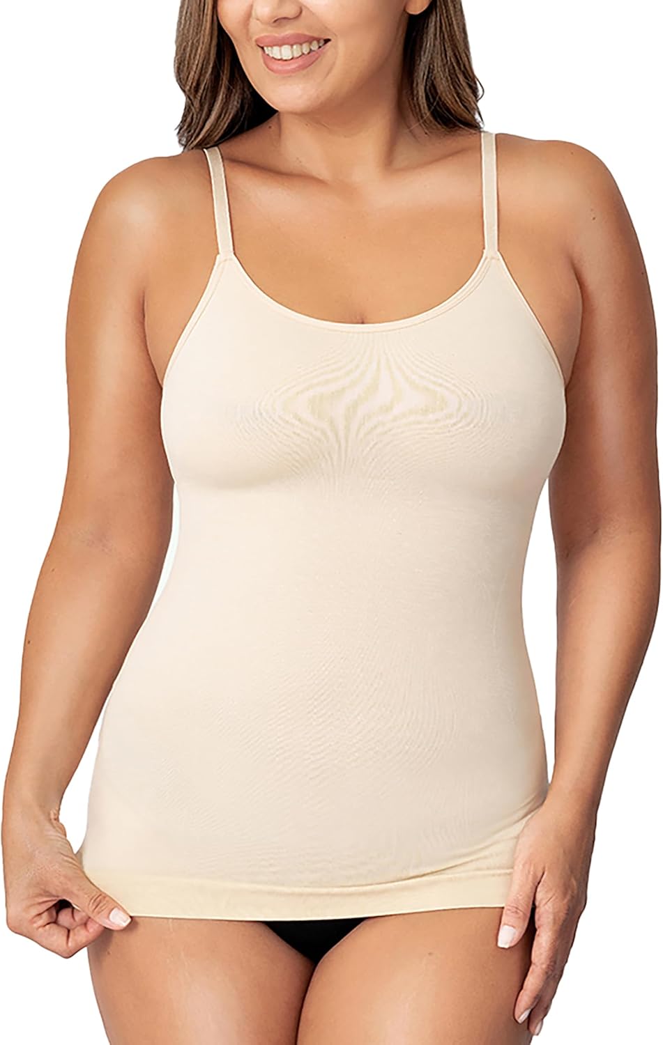 Shapermint Scoop Neck Cami Body Shaper - Women's Tummy Control Shapewear Tank Top