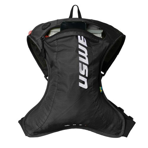USWE Outlander Moto Hydration Pack, Running, Hiking Hydration Backpack with Water Bladder, Hydropack for Men and Women, Backpack Gear and Equipment for Cycling, MTB (Black, 2L)