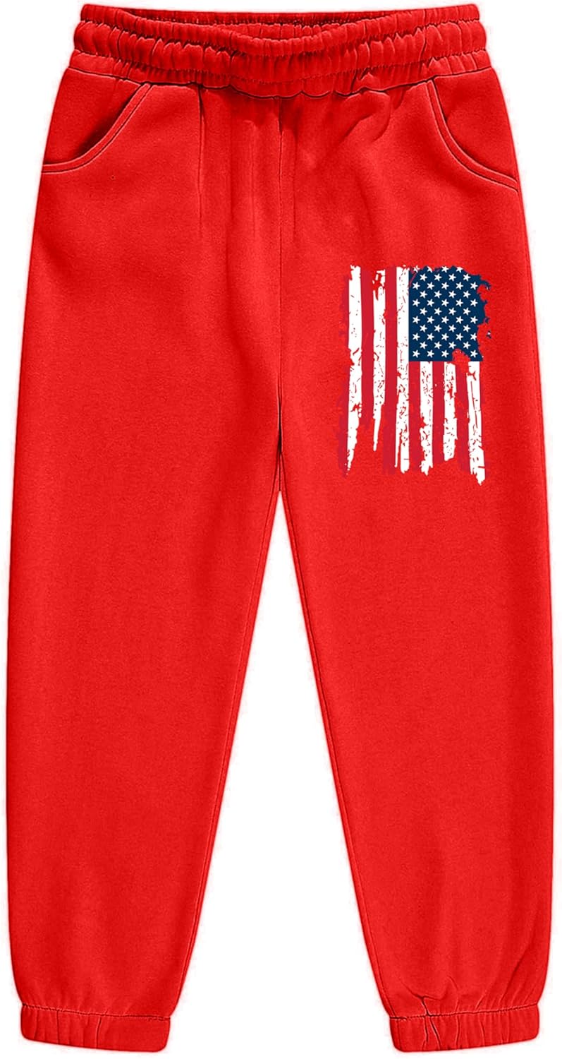 Vivimeng Boys USA Hoodie Set - American Flag Sweatshirt Suit for Kids | Stylish Pullover Outfit