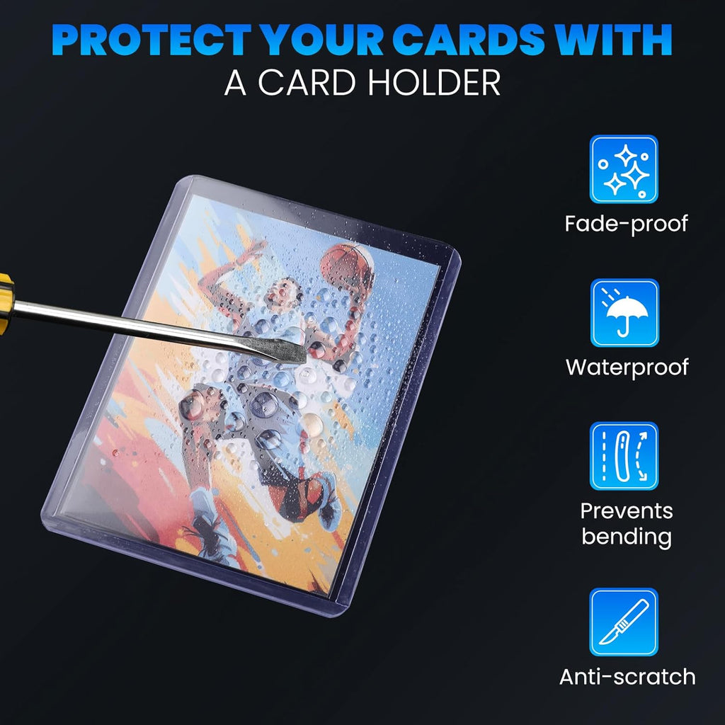 Toploaders | 200 Card Sleeves by [Brand Name] - 3" x 4" Hard Plastic Protectors for Baseball & Trading Cards