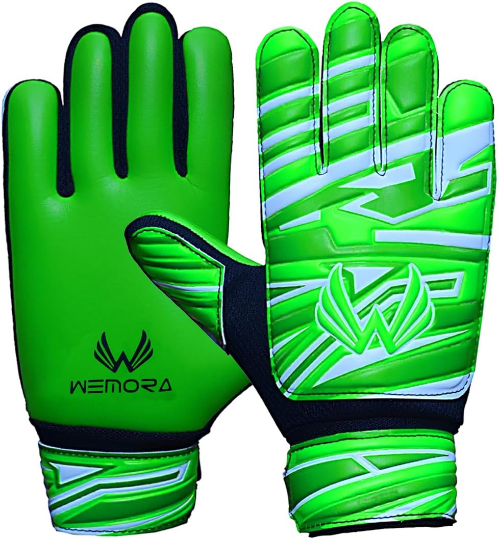 Soccer Goalie Gloves - 4mm Anti-Slip Grip for Kids & Youth | Strong Performance for Junior Players