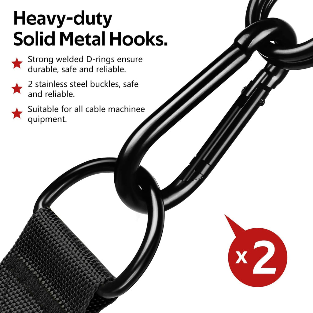 WALITO Exercise Handles - Heavy Duty Replacement Cable Machine Attachments for Home Gym