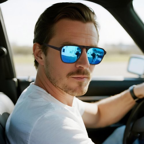 STORYCOAST Polarized Retro Aviator Sunglasses for Men Women Classic Driving Running Sports Square Aviators Sun Glasses 3Pack-Black+Black Blue+Green Purple Pink