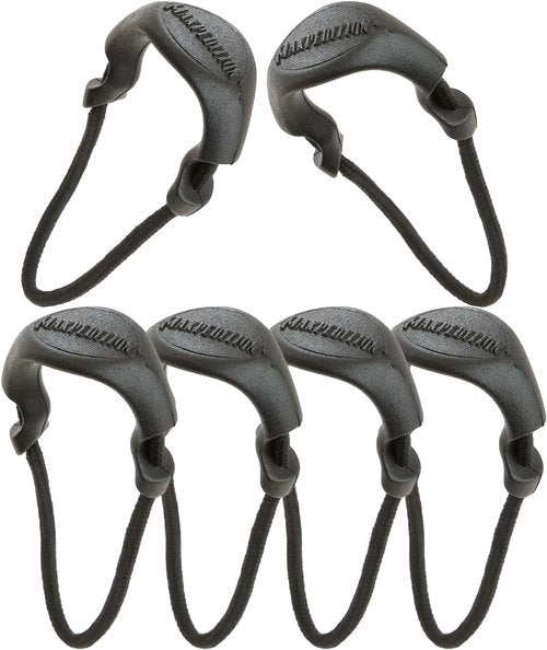 MAXPEDITION Zipper Pulls - Positive Grip Replacement for Tactical Gear | Large Black, Pack of 6