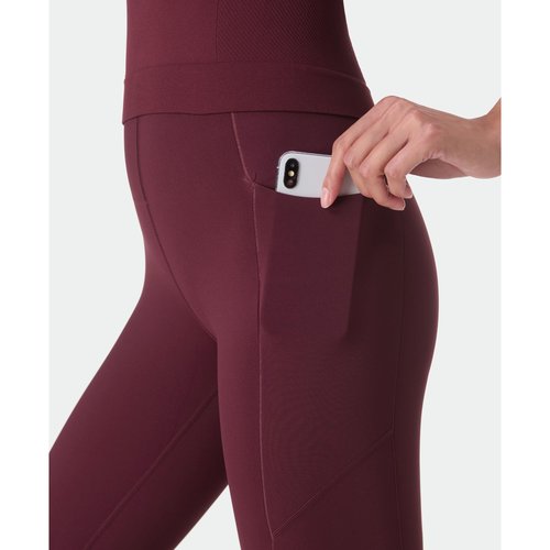 Sweaty Betty Women's Power Ultrasculpt Workout Leggings Leggings, Garnet Red, Small
