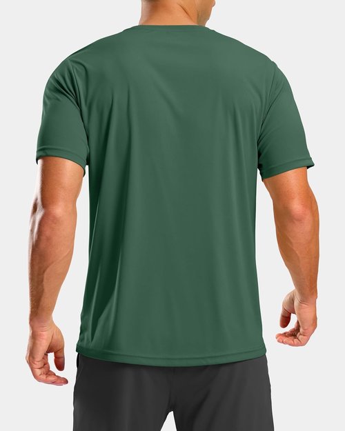 G Gradual Men's Athletic Running Shirts - Lightweight Moisture-Wicking Quick-Dry T-Shirts | Short Sleeve Gym Tops