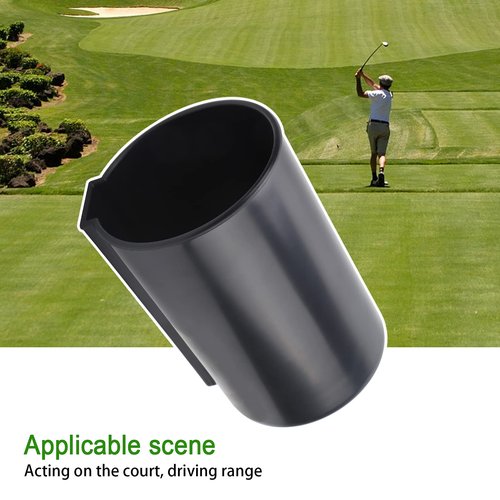 Golf Cart Sand Bottle Holder, Universal Engineering Plastic Mount for Divot Repair Containers, Essential Course Maintenance Accessory for Driving Ranges