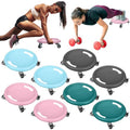 Seenelling 8 Pcs Abdominal Exercise Roller Wheel Abdominal Exercise Sliders for Core Workout AB Wheel Exercise Board Abdominal Board Trainer for Abdominal Core Strength Training, AB Workout Equipment