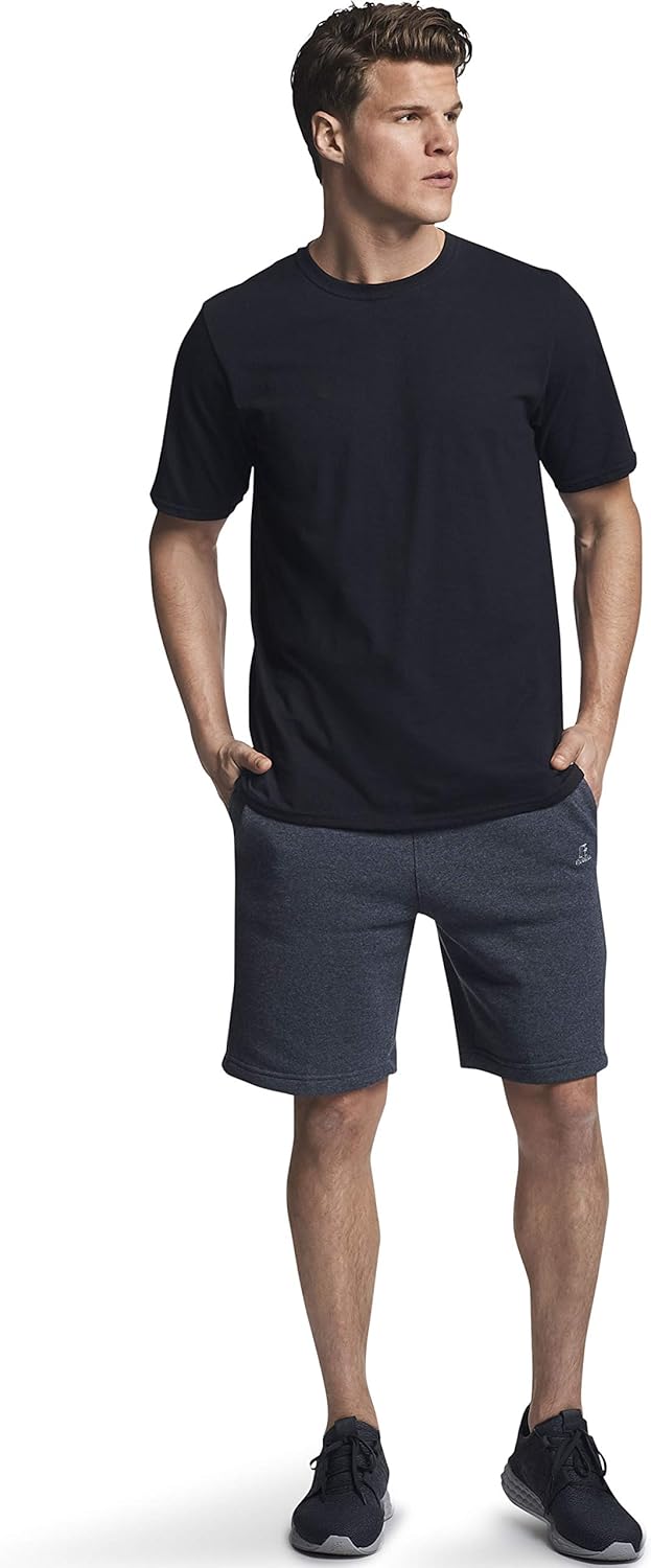 Russell Athletic Men's Dri-Power Short Sleeve Tee - Moisture Wicking & Odor Protection | UPF 30+, Sizes S-4X