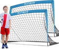 RUNBOW Kids Soccer Goal - 5x3 FT Portable Folding Net with Carry Bag for Indoor/Outdoor Training