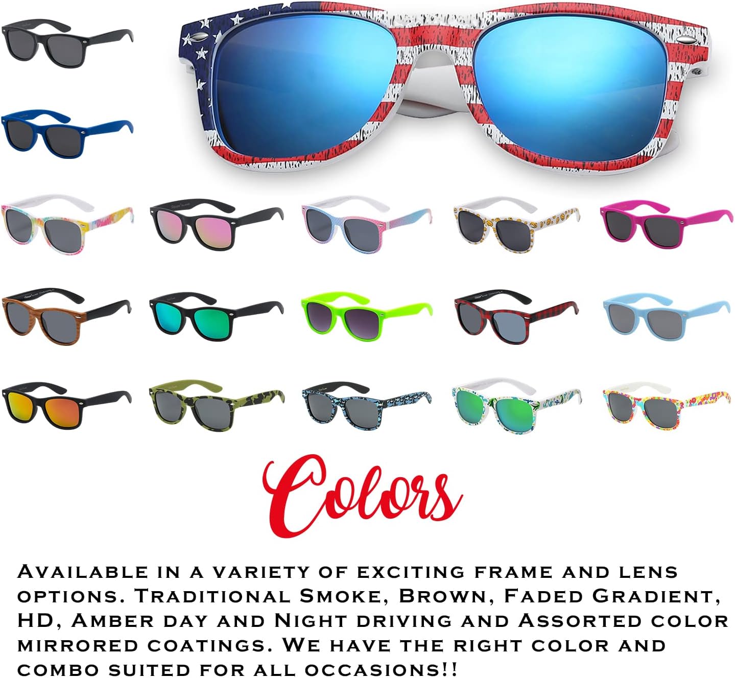 PolarSpex Toddler Sunglasses - UV Protection Unbreakable Polarized Shades for Kids Ages 2-8