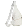 Xsecnua Crossbody Sling Bag Small Sling Backpack, Cross Body Bag Chest Bag for Women Men Travel Hiking Daypack