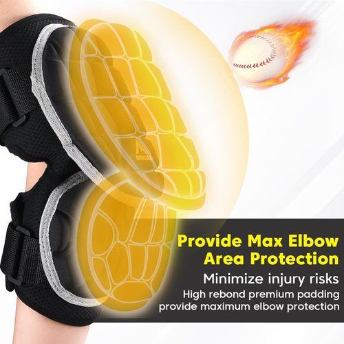 Batters Elbow Guard - Baseball & Softball Forearm Protection for Youth & Adults