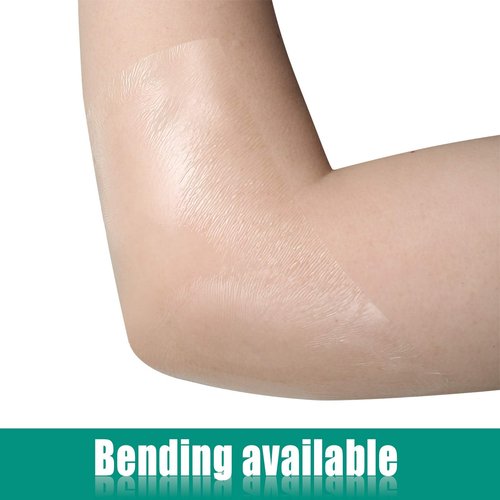 72 Pieces Transparent Waterproof Stretch Bandage Clear Adhesive Bandages Dressing, 6 x 6 Inches