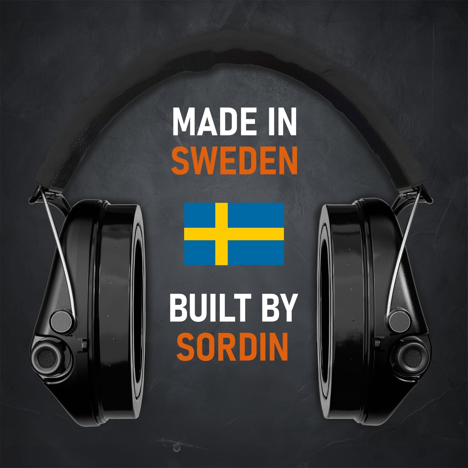 Sordin ACE Schakal Electronic Hearing Protectors - Premium Noise Cancellation for Hunting & Shooting