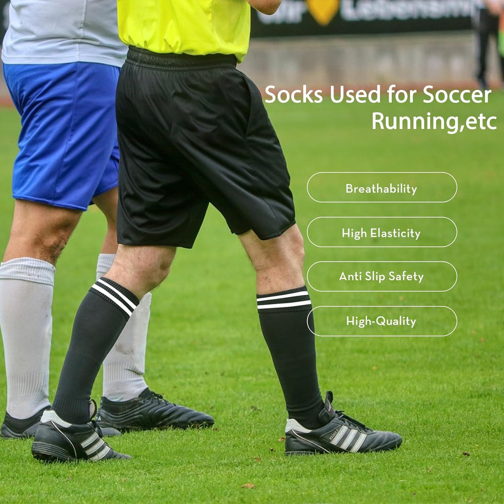 Redgino Soccer Referee Kit - Pro Jersey, Shorts, Whistle, Socks & Flags | Complete Umpire Uniform for Adults & Teens