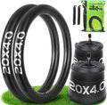 Skiennix Fat Tire Tube - 20"/26" E-Bike Bicycle Tubes with AV 32mm Schrader Valve | Includes 2 Tire Levers