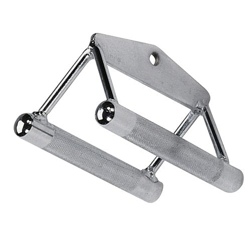 Body-Solid Tools (MB502) Seated Row Chinning Bar - Diamond Knurl Textured Grip for Home Gym System Ideal for Middle Back & Lower Lat Muscles Training, Fitness Exercise Equipment (Chrome)