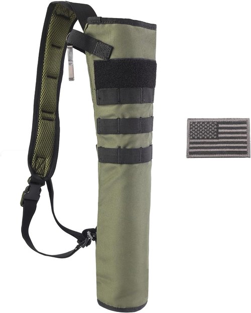 KRATARC Archery Back Arrow Quiver - Lightweight & Foldable Compact Design for Target Shooting