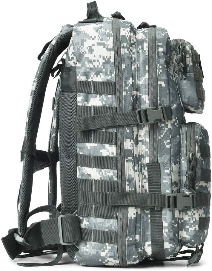 REEBOW GEAR Military Tactical Backpack - Large 3-Day Assault Pack with Molle System | ACU Camo