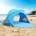 Raynesys Beach Tent - Portable Sun Shelter with UPF50+ UV Protection | Fits 1-3 People, Blue