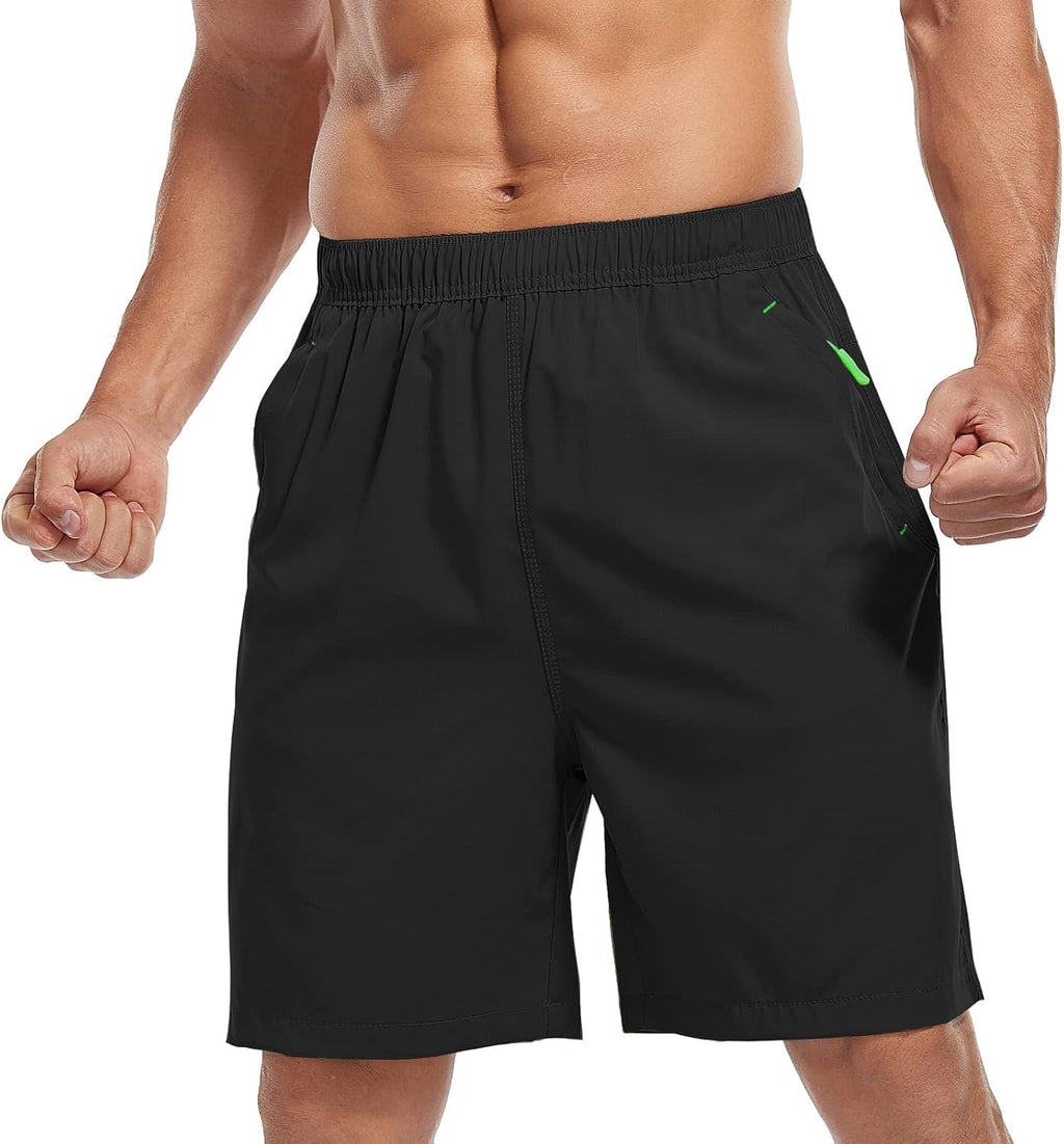 SPOSULEI Men's Hiking Shorts - Water Resistant, Quick-Dry, Lightweight with Zipper Pockets | Outdoor Comfort