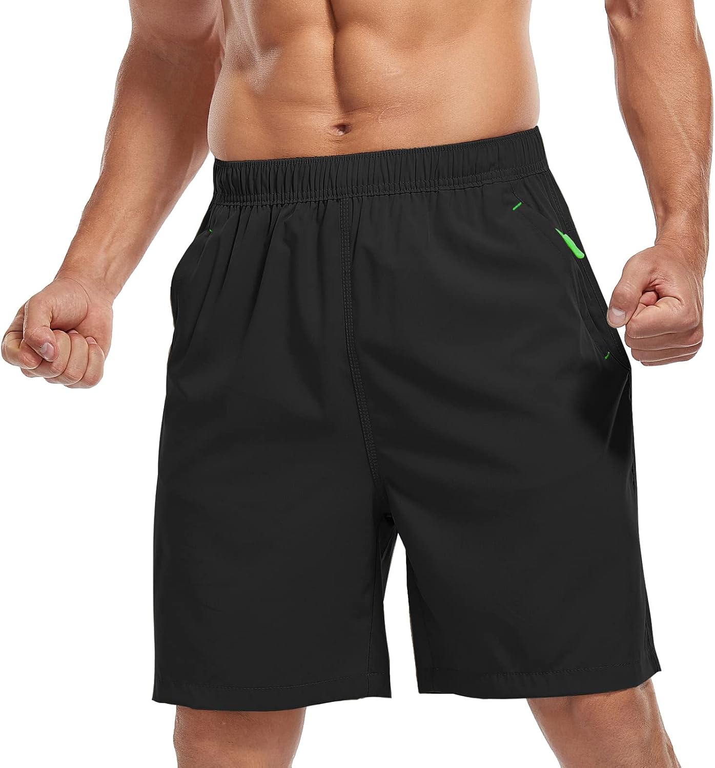 SPOSULEI Men's Hiking Shorts - Water Resistant, Quick-Dry, Lightweight with Zipper Pockets | Outdoor Comfort