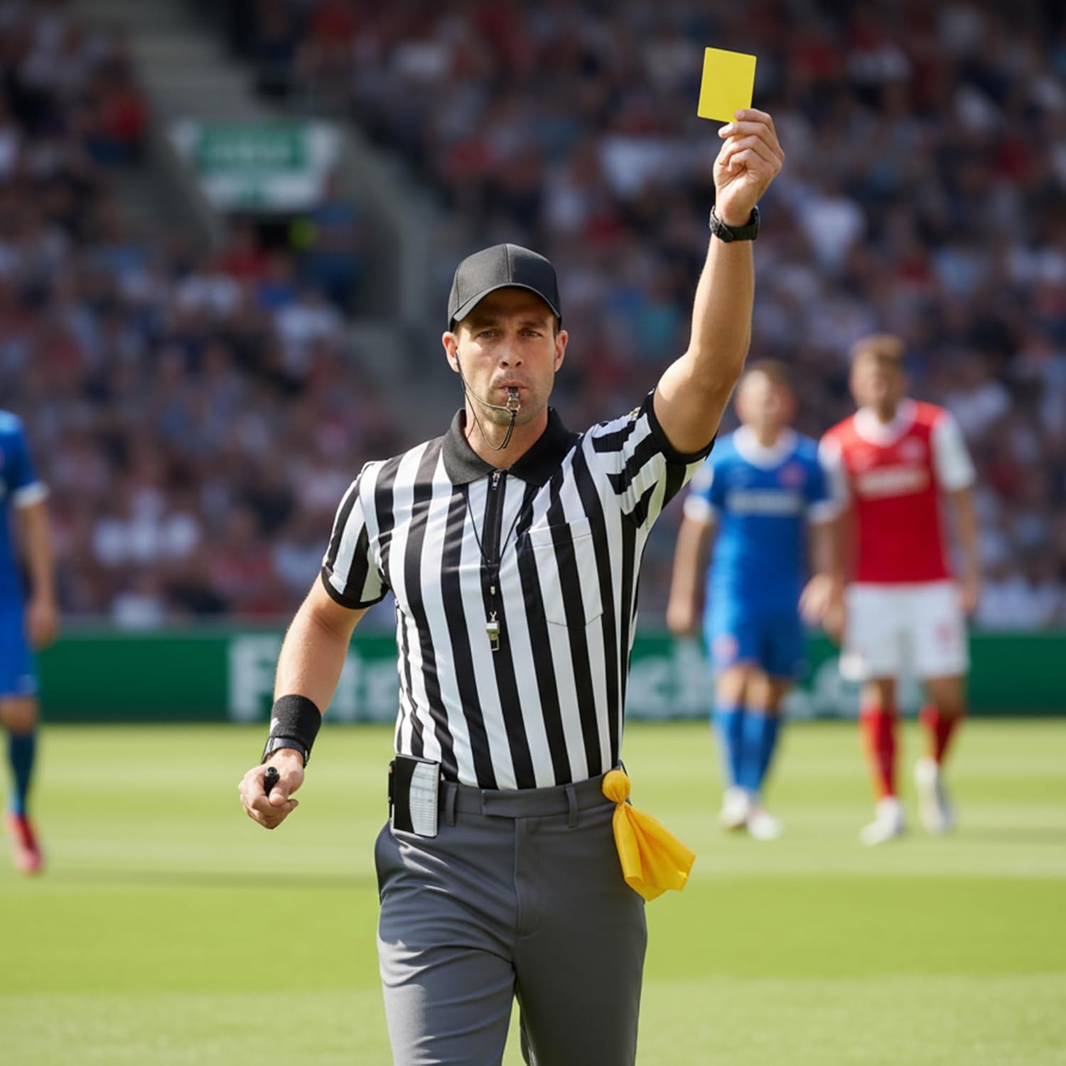 Skiennix Referee Shirt - Men's Football Soccer Costume for Halloween | Sporty Cosplay Outfit