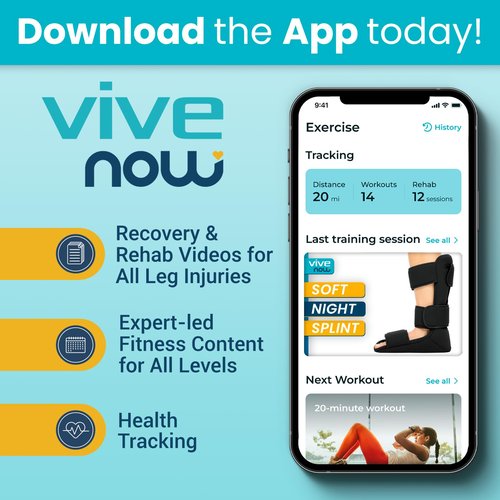 Vive Plantar Fasciitis Night Splint Plus Trigger Point Stretch Wedges - Soft Leg Brace Support, Orthopedic Sleeping Immobilizer Stretch Boot (Large: Men's: 8.5-11, Women's: 10-12)